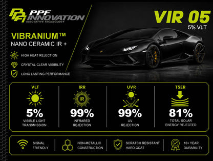 Vibranium Nano Ceramic IR+ Automotive Window Film